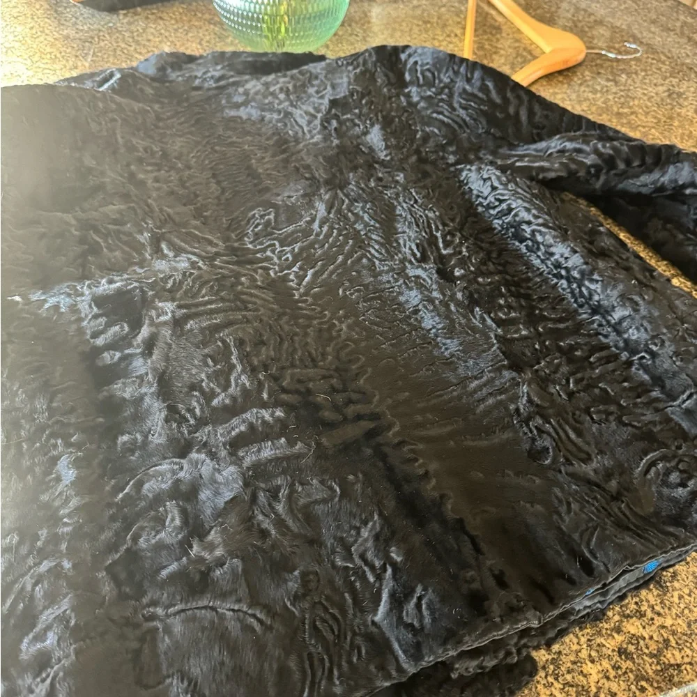 Vintage astrakhan swing coat - Picture 4 of 10